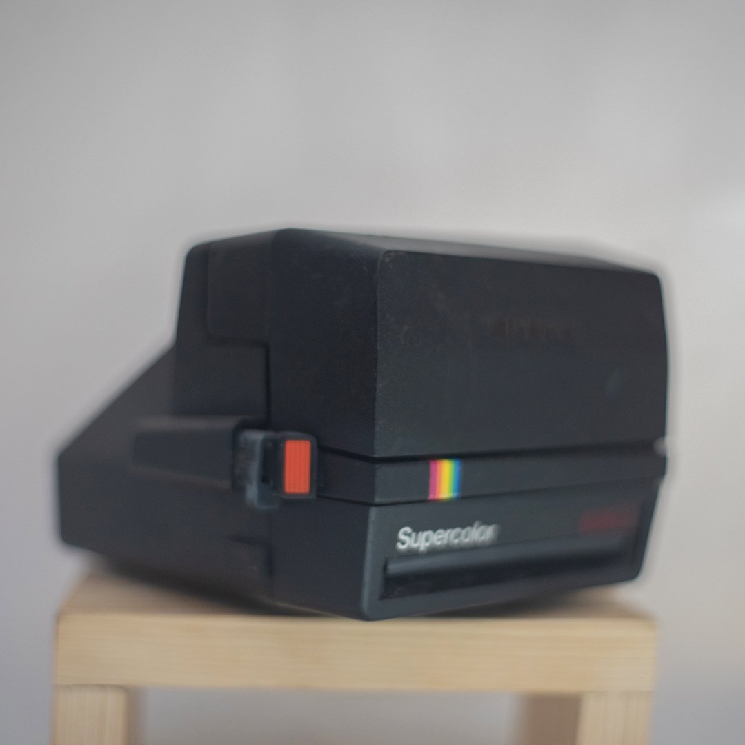 Polaroid 635 CL Supercolor Boxed Instant Film Camera Rainbow Vintage  Polaroid 600 type film camera