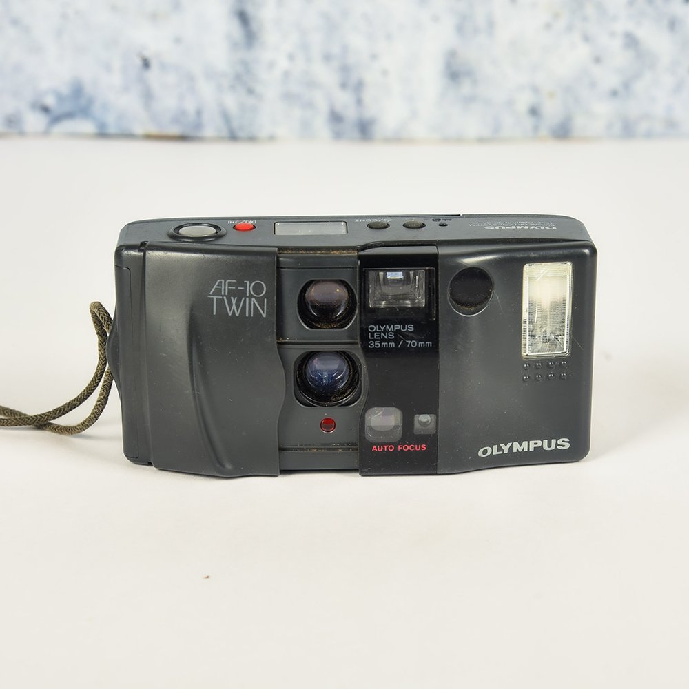olympus af 10 twin film vintage camera (3)