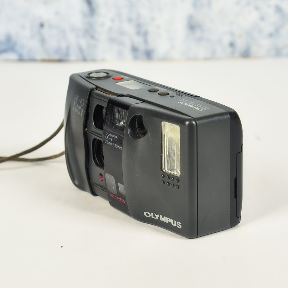 olympus af 10 twin film vintage camera (5)